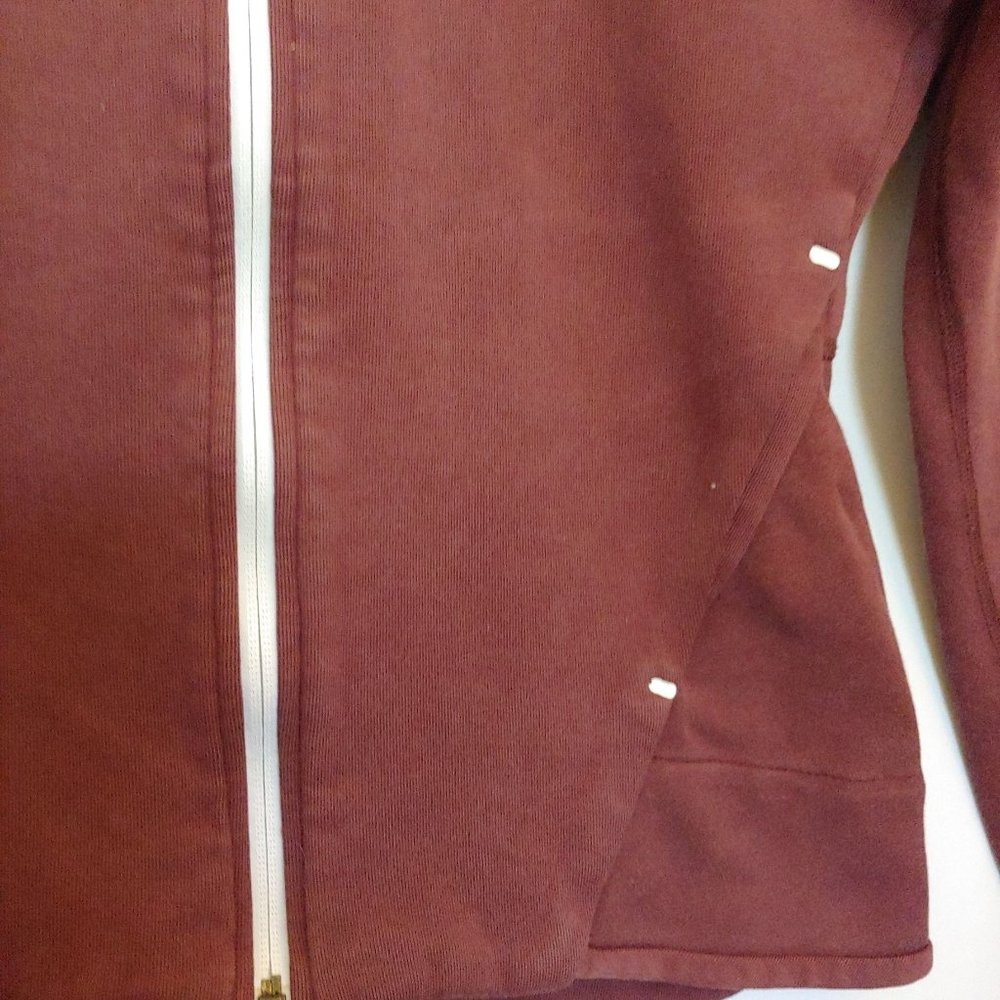 Nike womens fleece Windrunner full zip hoodie in plum 930759-652 XS - Picture 8 of 16